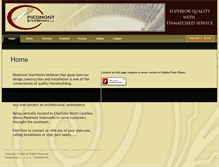 Tablet Screenshot of piedmontstairworks.com